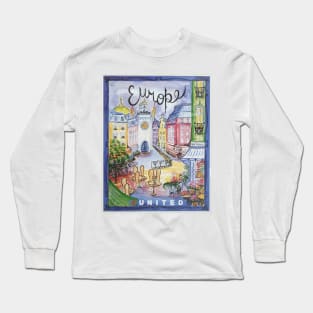 Europe United Long Sleeve T-Shirt